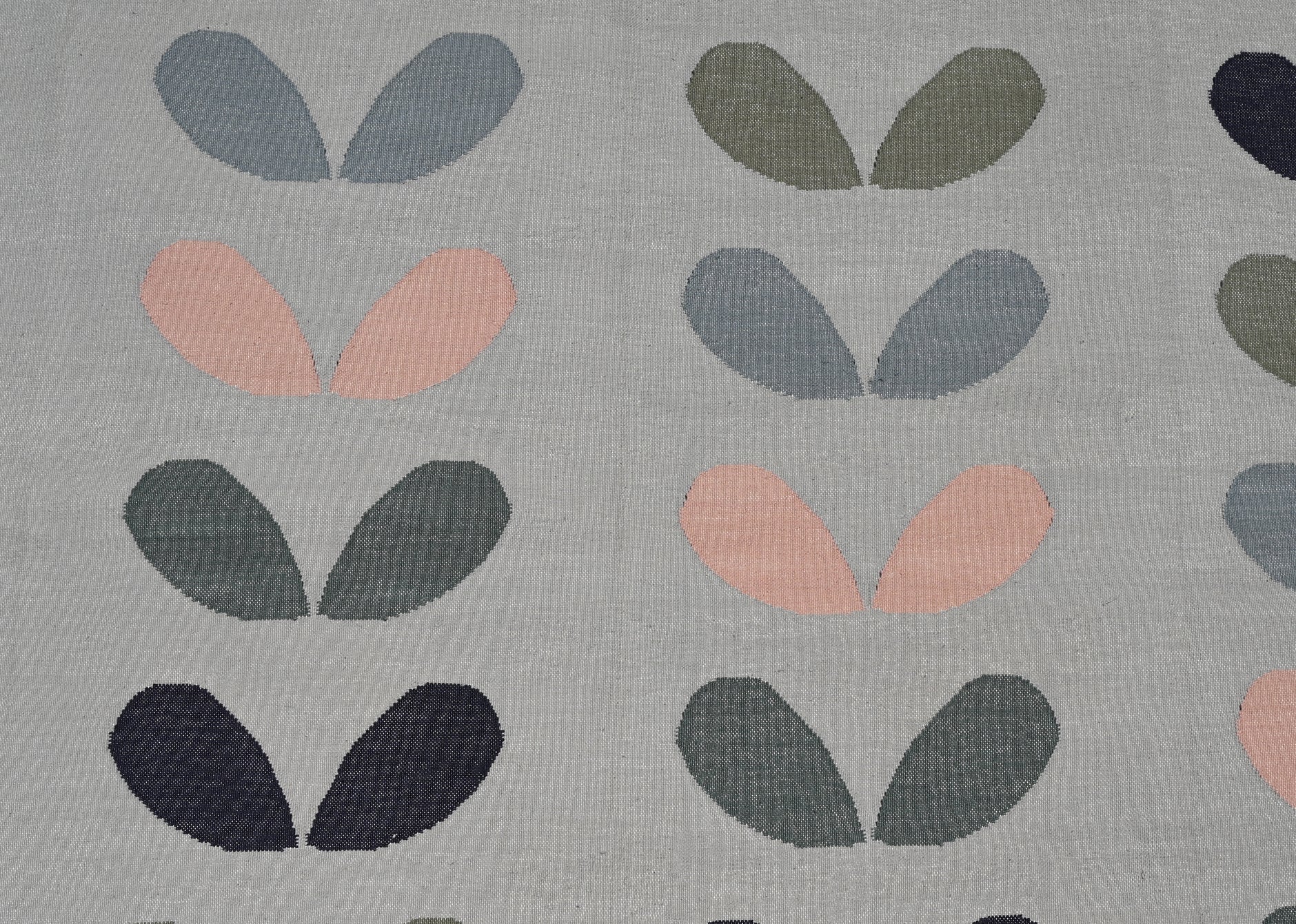 Petals Cotton Handwoven Dhurrie - The Rugs Story