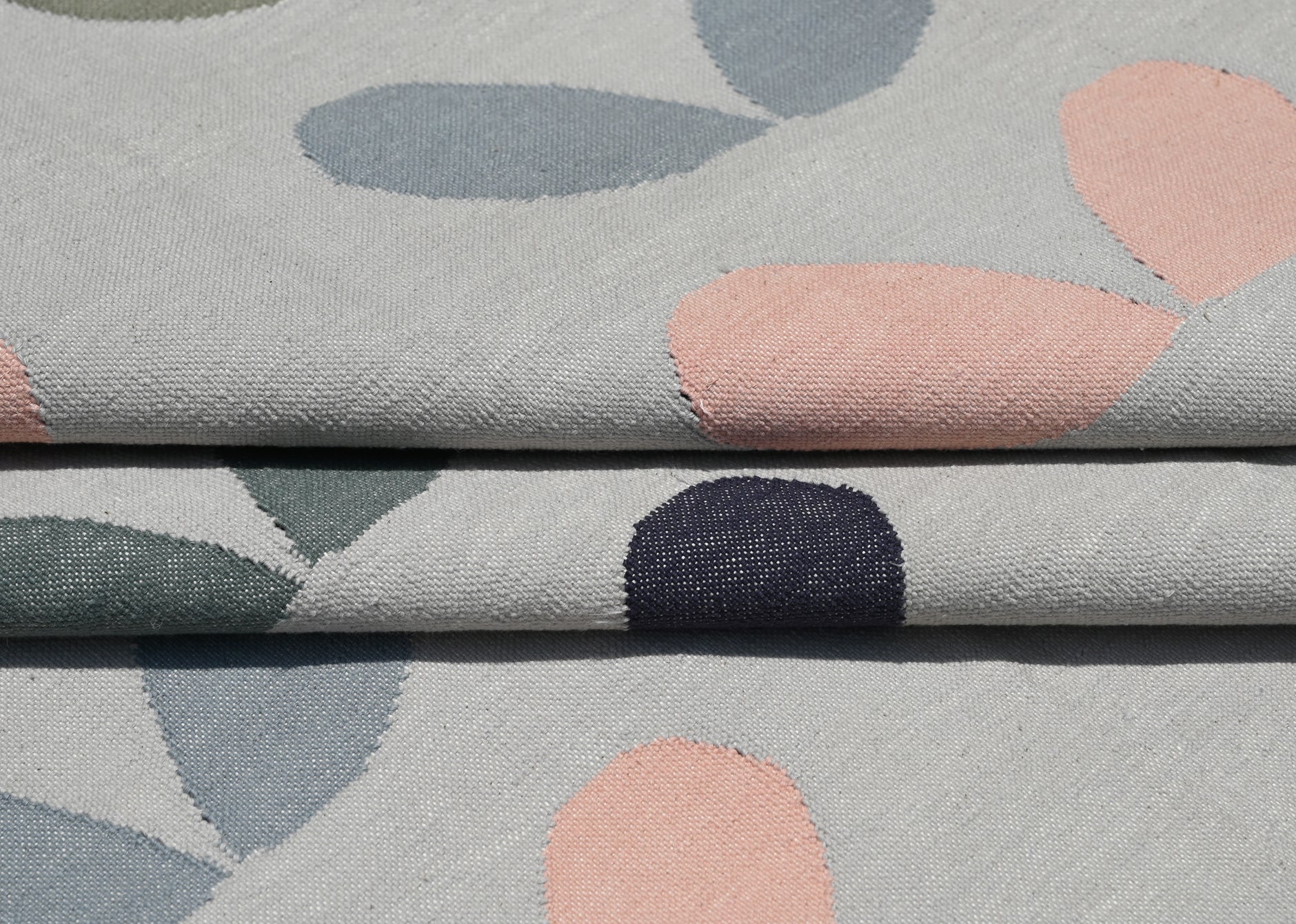 Petals Cotton Handwoven Dhurrie - The Rugs Story