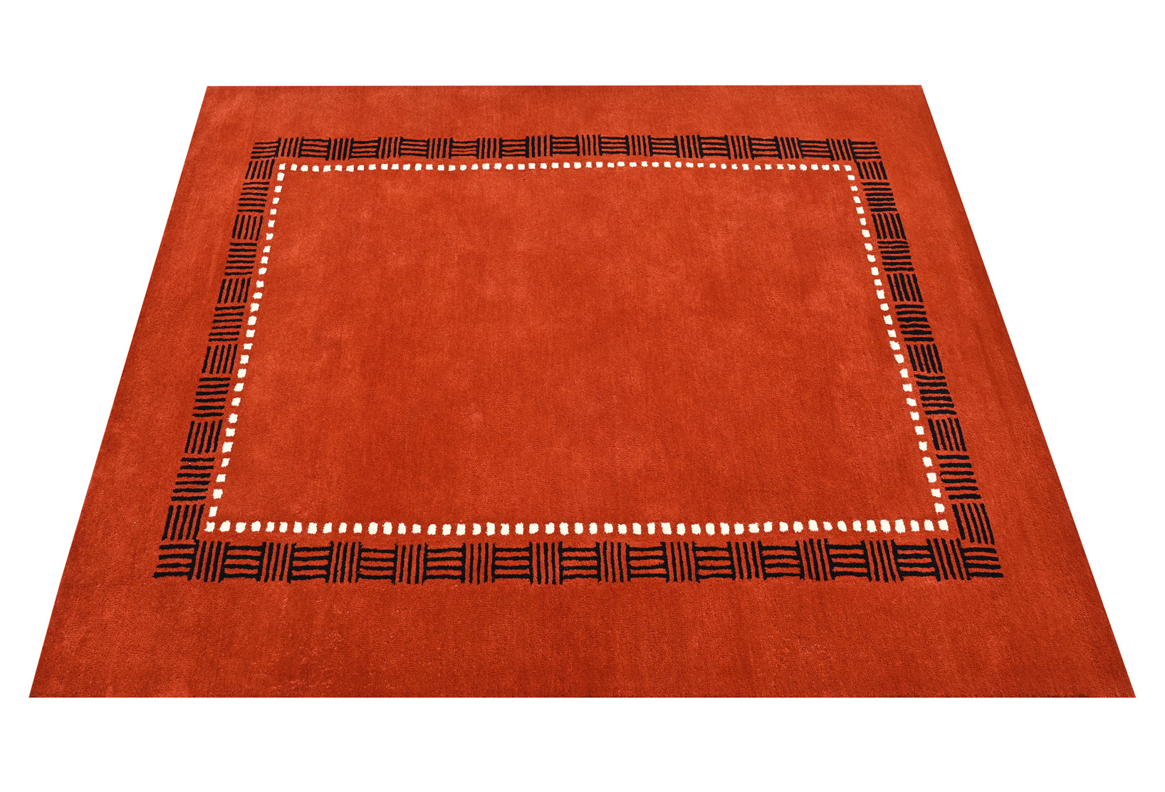 Red Modern Wool Rug - The Rugs Story