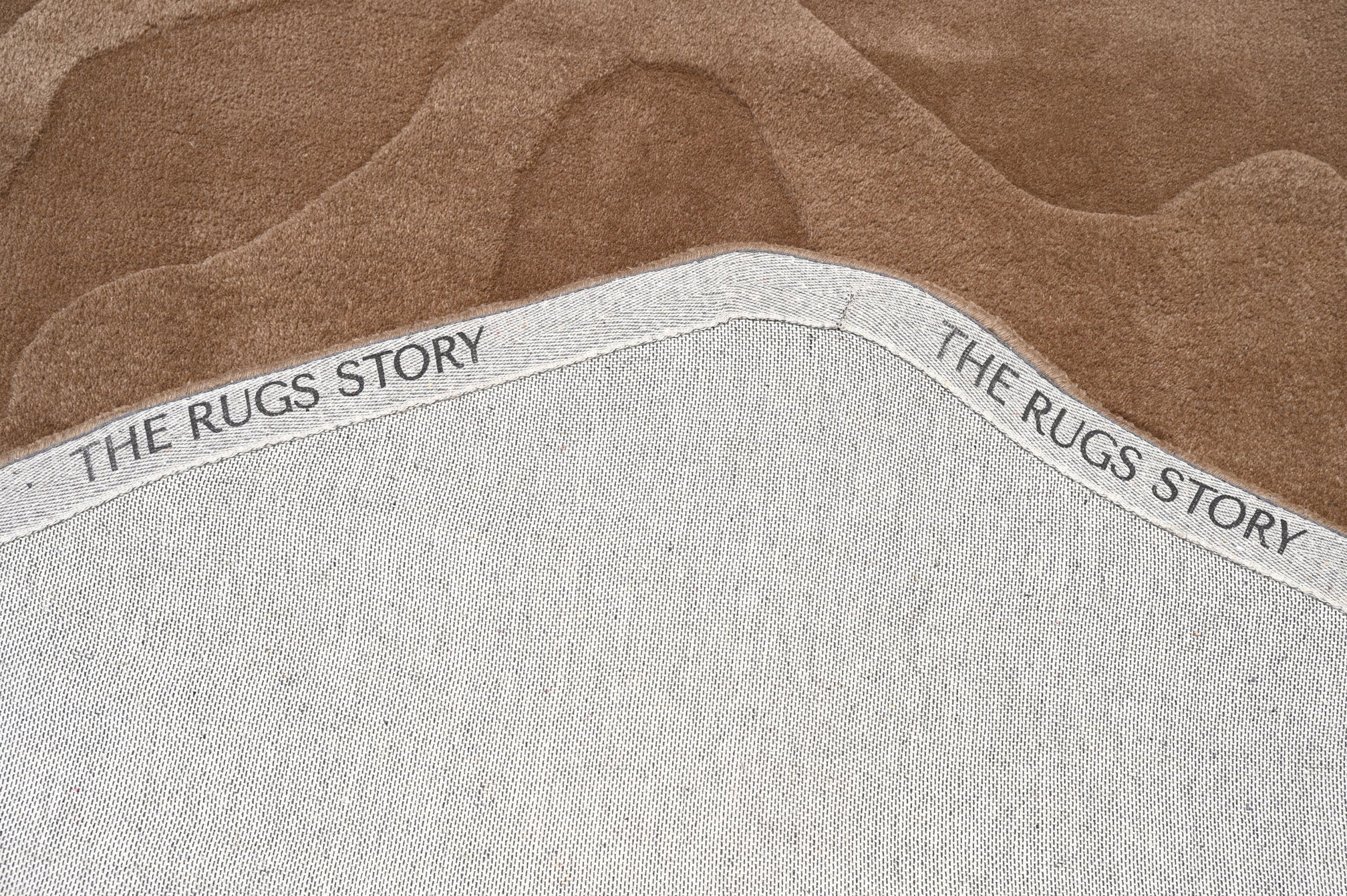 Terrain Brown Handmade Rug - The Rugs Story