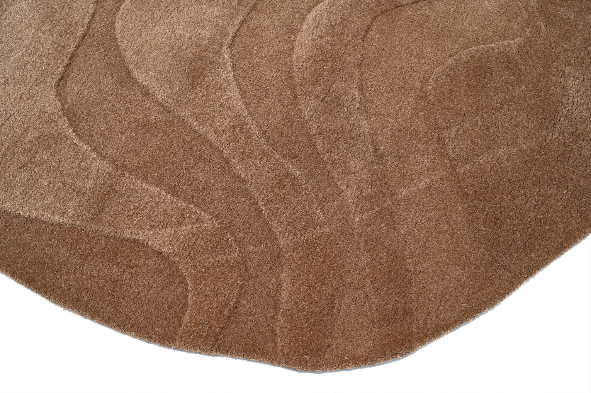 Terrain Brown Handmade Rug - The Rugs Story