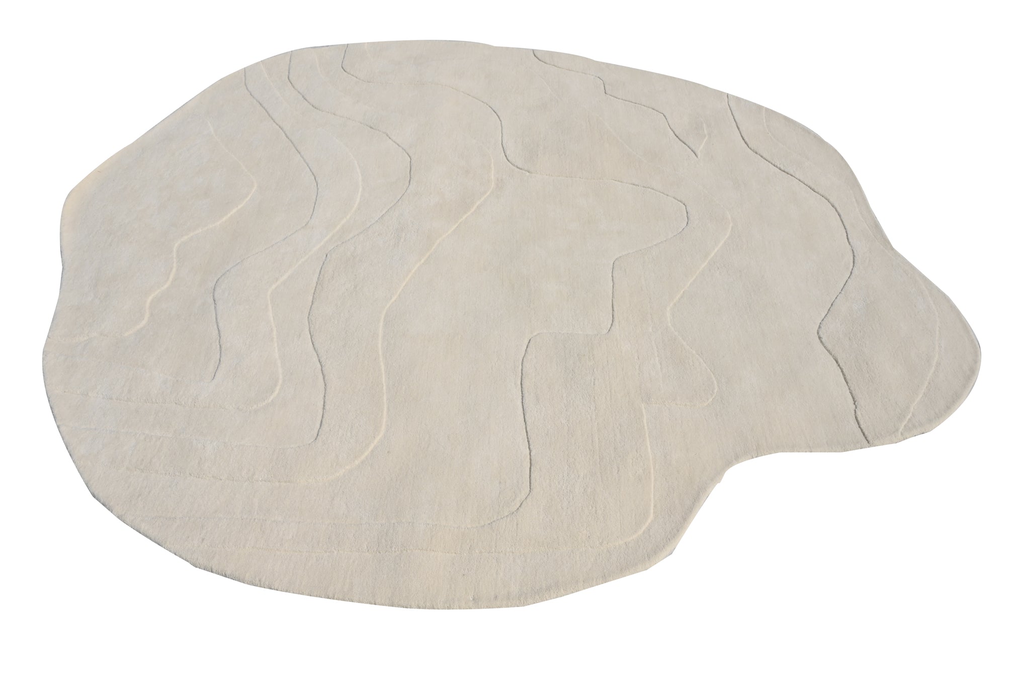 Terrain Off White Handmade Rug - The Rugs Story