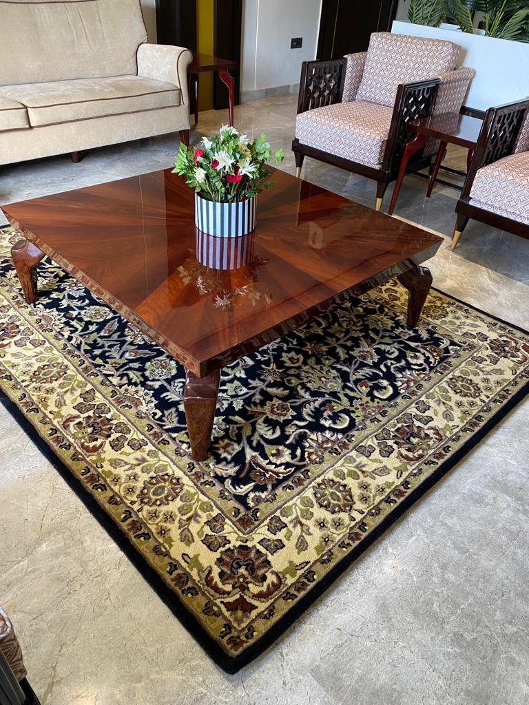 Gulshan Black Handmade Rug - The Rugs Story