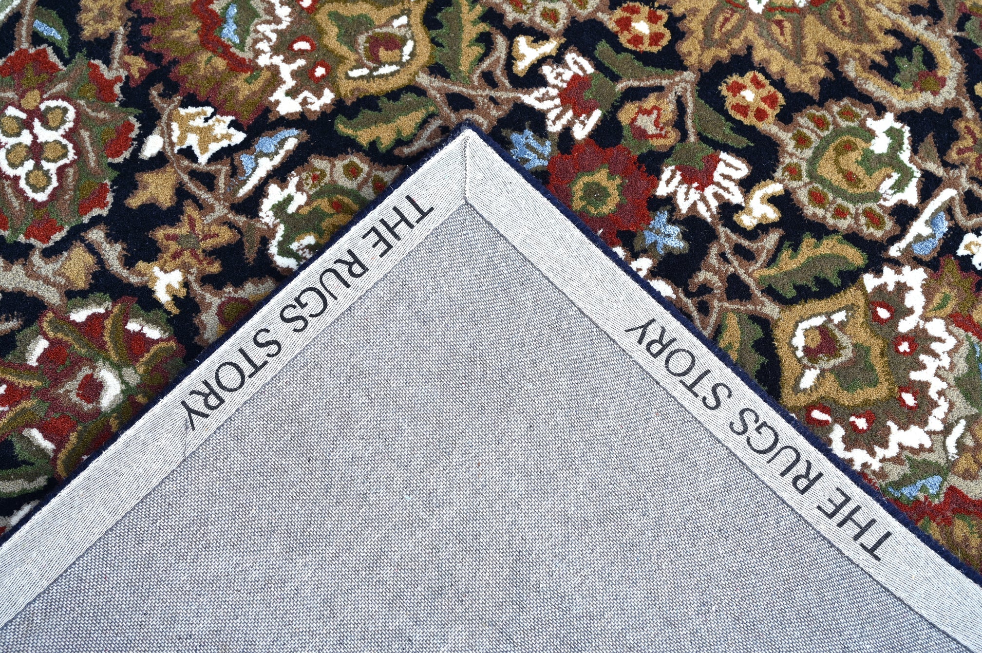 Maahru Wool Viscose Traditional Handmade Rug - The Rugs Story
