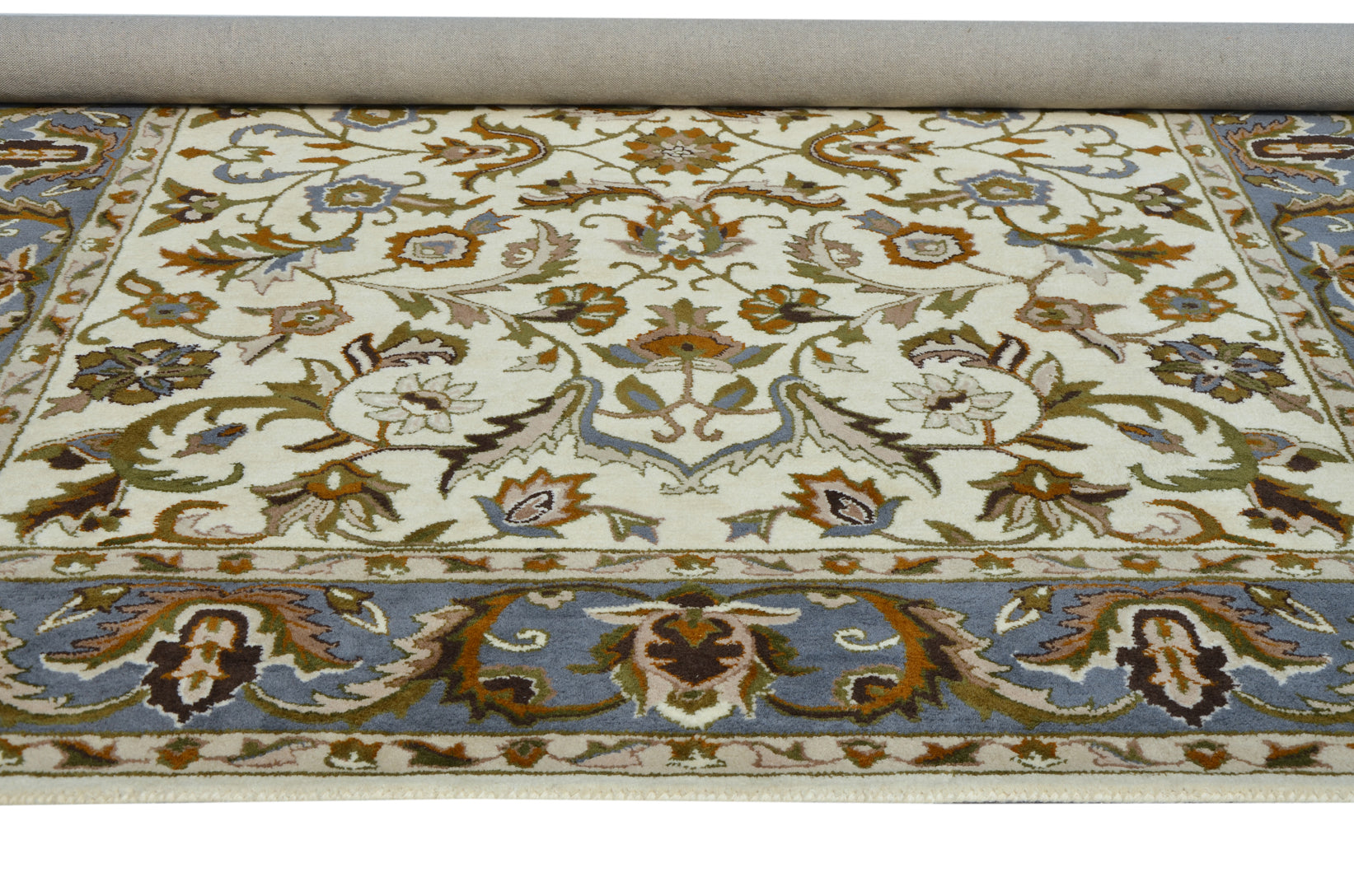 Sepideh Traditional White Handmade Rug - The Rugs Story