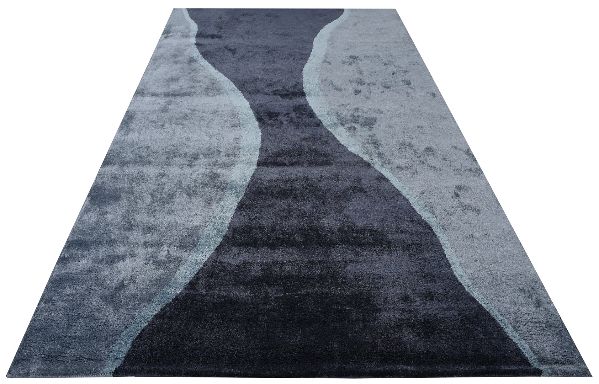 Stream Viscose Handmade Rug - The Rugs Story