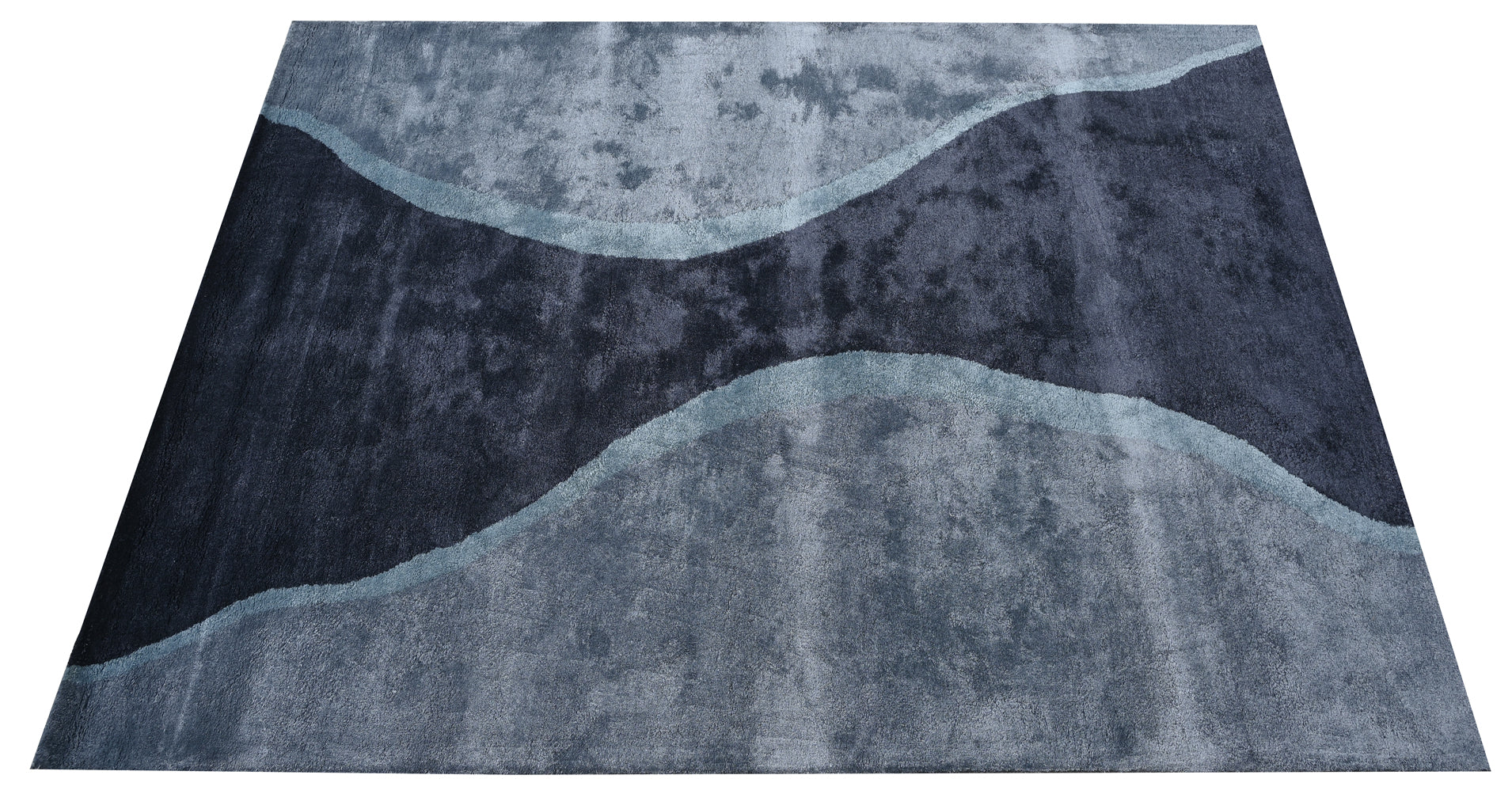 Stream Viscose Handmade Rug - The Rugs Story