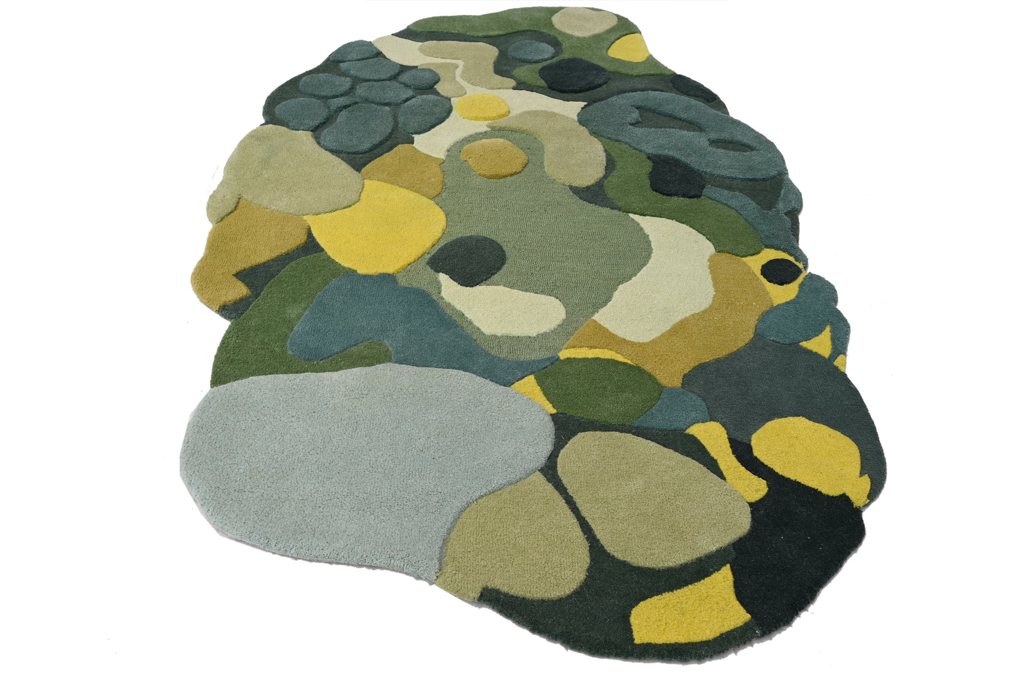 Forest Moss Handmade Rug - The Rugs Story