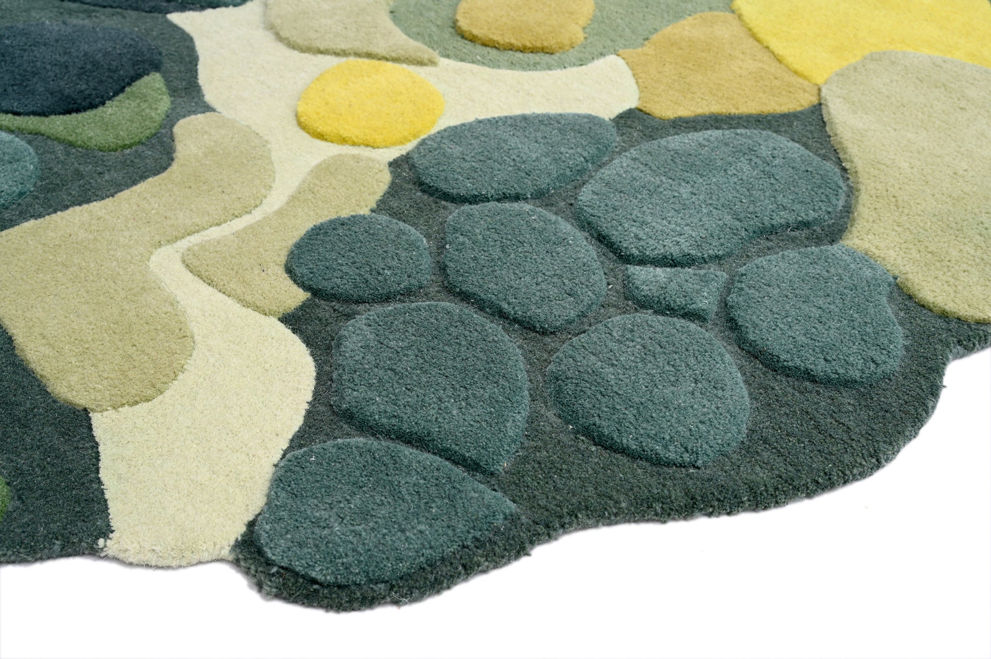 Forest Moss Handmade Rug - The Rugs Story