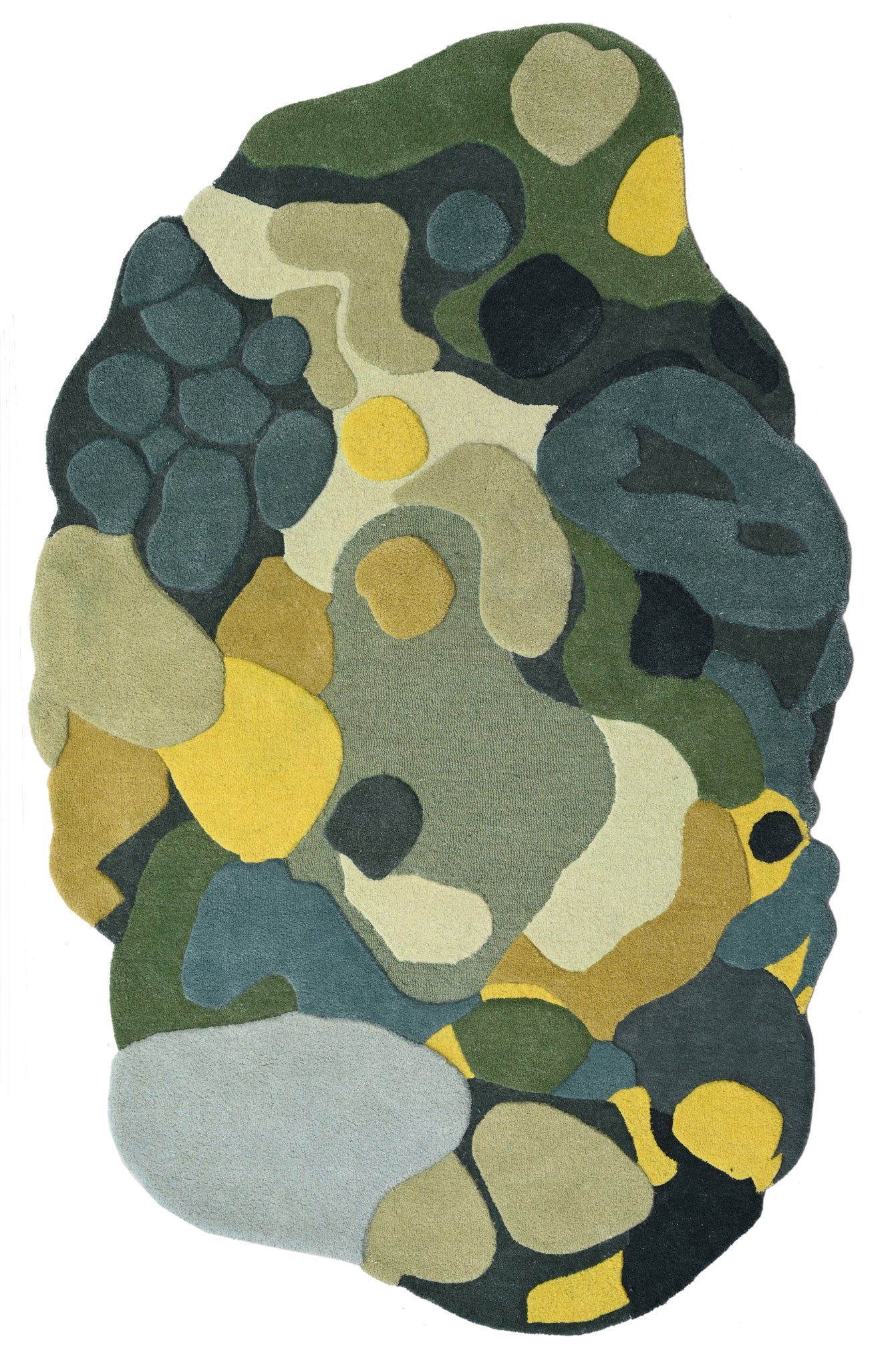 Forest Moss Handmade Rug - The Rugs Story