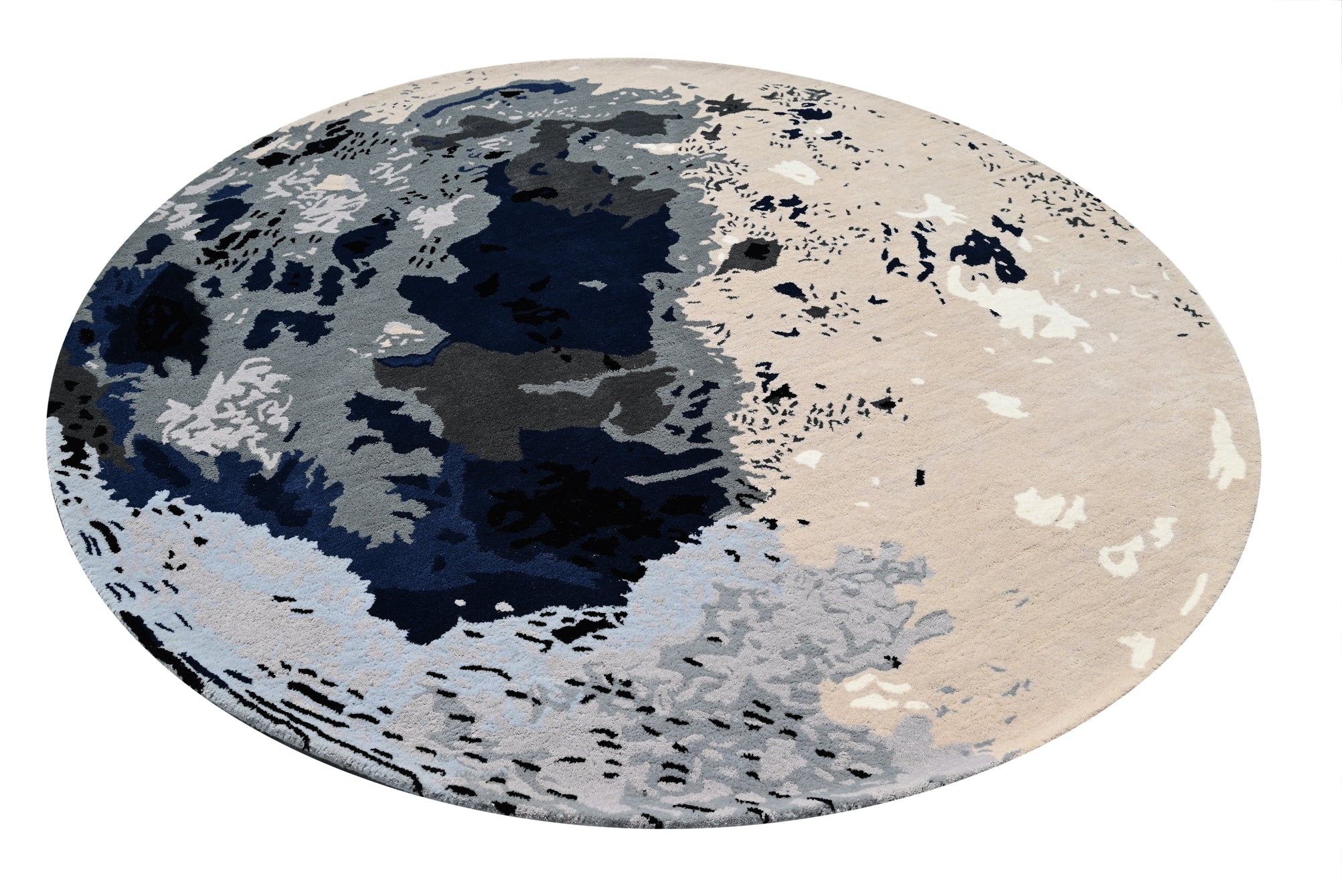 Moon Round Handmade Rug - The Rugs Story