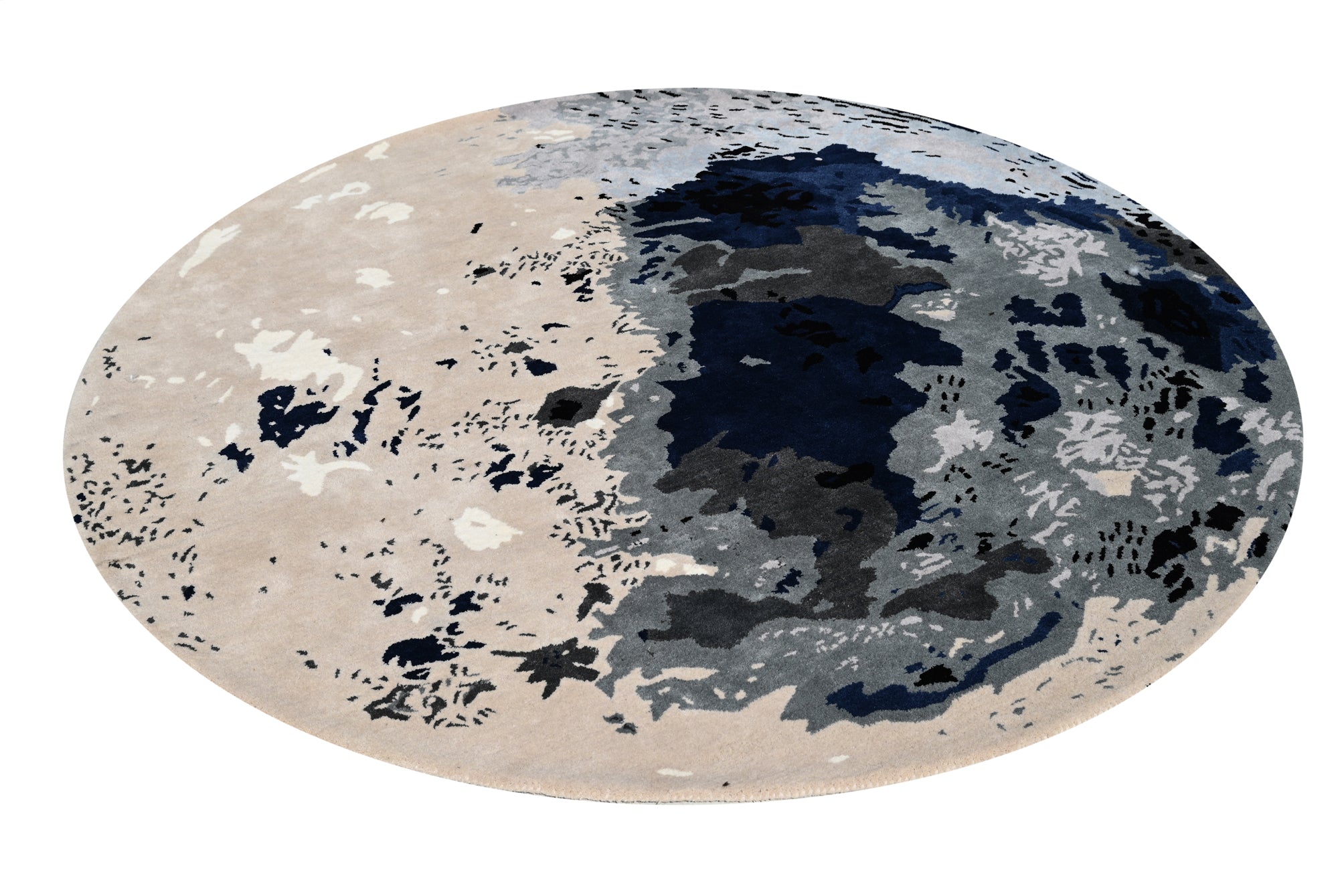 Moon Round Handmade Rug - The Rugs Story