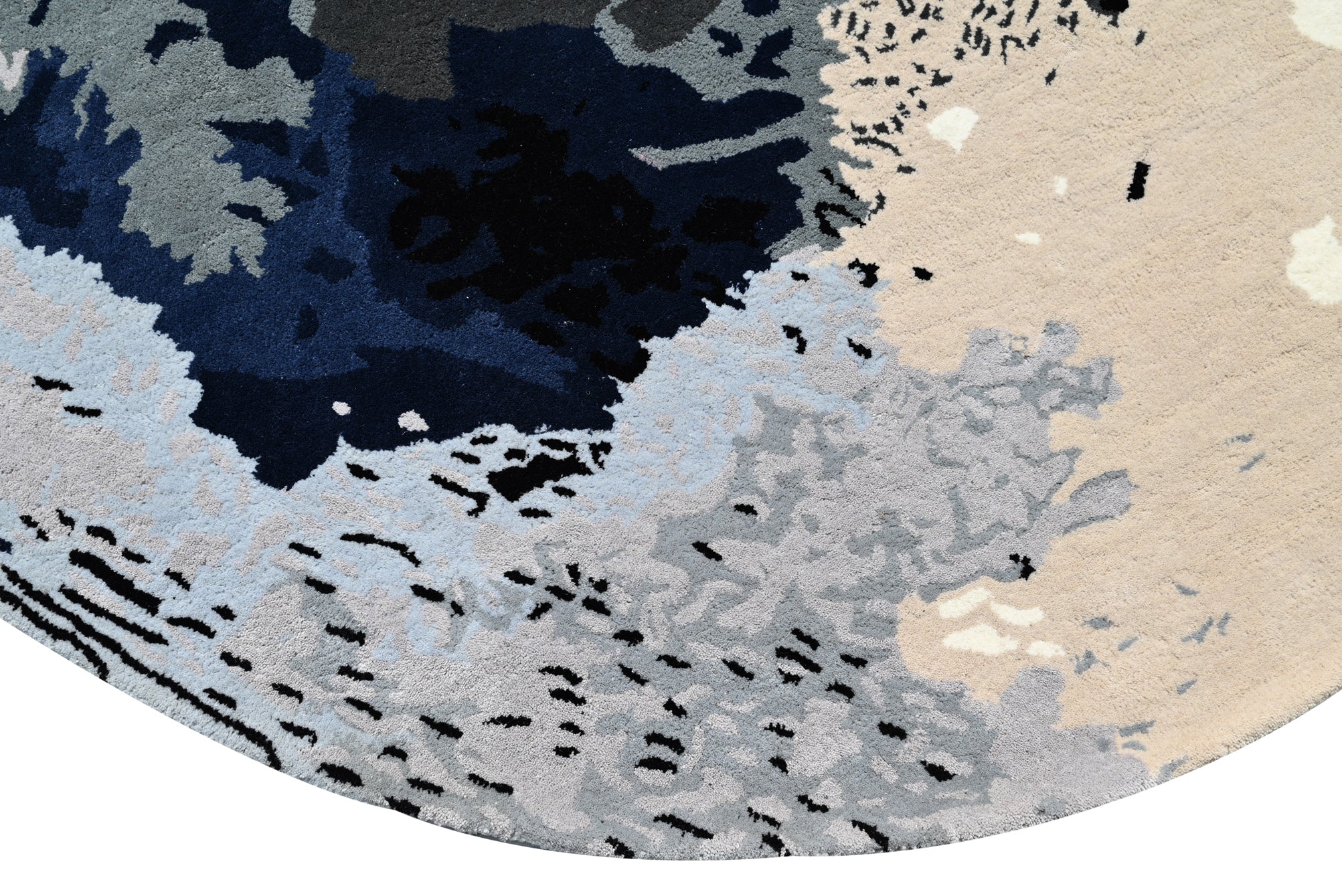 Moon Round Handmade Rug - The Rugs Story