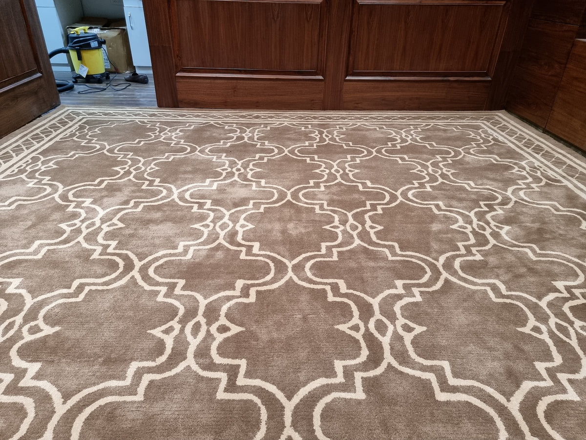 Handmade rug by The Rugs Story in a client home