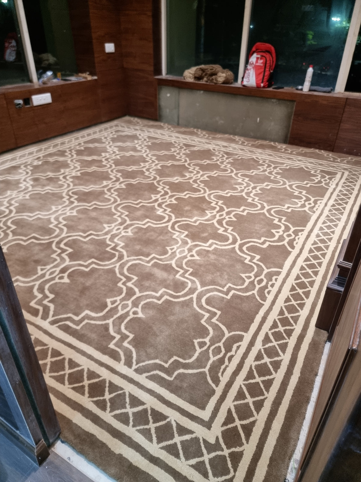Handmade rug by The Rugs Story in a client home