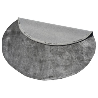 Reflections Round Grey Handmade Rug
