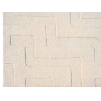 Levels Off White Handmade Rug