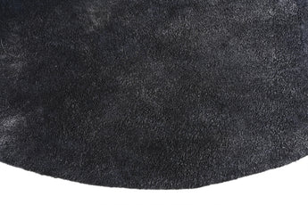 Reflections Round Black Handmade Rug
