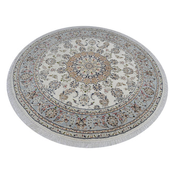 Nain Round HandKnotted Rug - The Revival Project