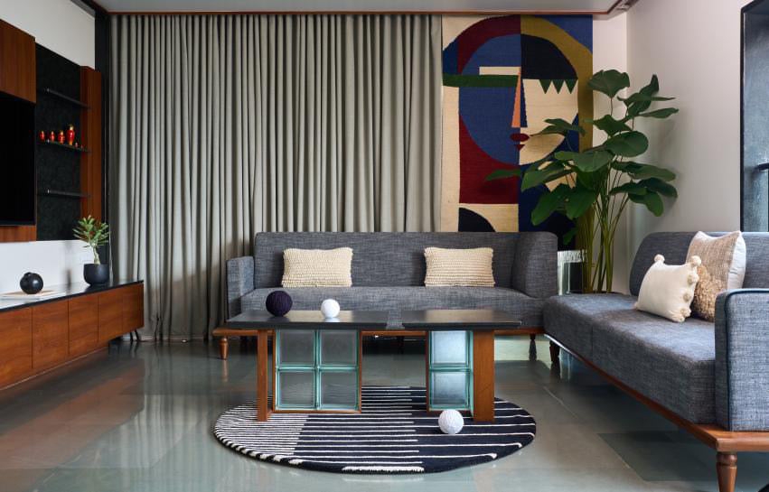 Handmade rug by The Rugs Story in a client home
