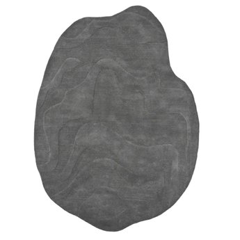 Terrain Grey Handmade Rug