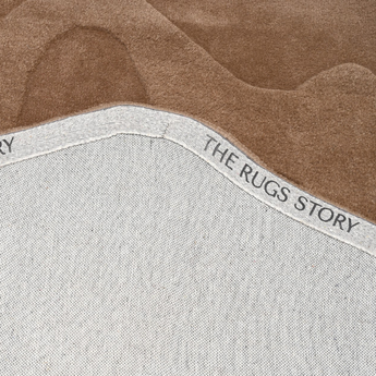 Terrain Brown Handmade Rug