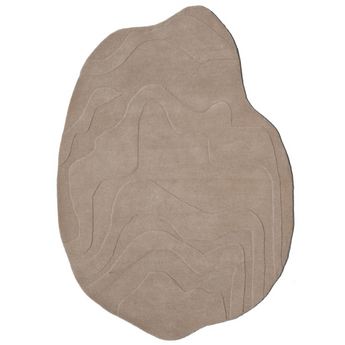 Terrain Beige Handmade Rug