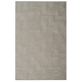 Levels Beige Handmade Rug