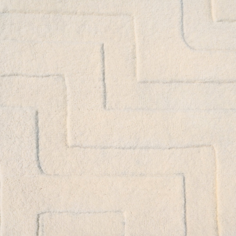 Levels Off White Handmade Rug