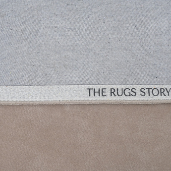 Solid Beige Handmade Rug