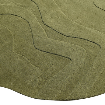 Terrain Green Handmade Rug