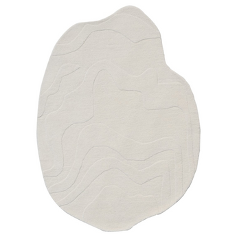 Terrain Natural White Handmade Rug
