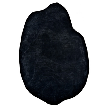 Terrain Black Handmade Rug