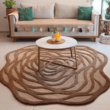 Amoeba Brown Handmade Rug The Rugs Story