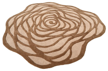 Amoeba Brown Handmade Rugrugs