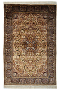 Antique Silk Handknotted Rug