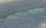 Azure Wool Viscose Handknotted Rugrugs
