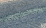 Azure Wool Viscose Handknotted Rugrugs
