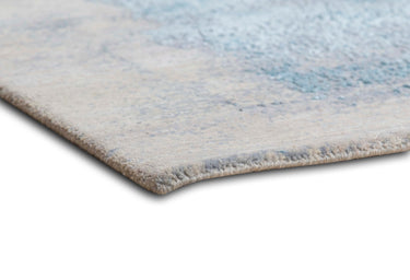 Azure Wool Viscose Handknotted Rugrugs