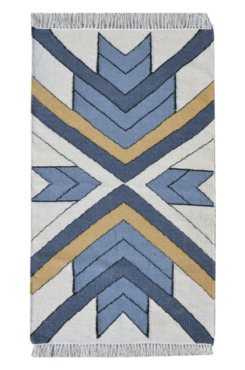 Basant Wool Handwoven Dhurrierugs