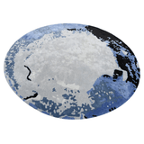 Blue Moon Round Handmade Rugrugs