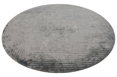 Eclipse Grey Round Handmade Rugrugs