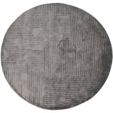 Eclipse Grey Round Handmade Rugrugs