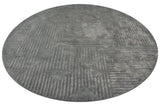 Eclipse Grey Round Handmade Rugrugs