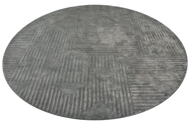 Eclipse Grey Round Handmade Rugrugs