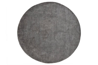 Eclipse Grey Round Handmade Rugrugs