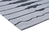 Erratic Grey Handmade Rugrugs