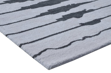 Erratic Grey Handmade Rugrugs