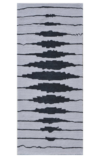 Erratic Grey Handmade Rugrugs