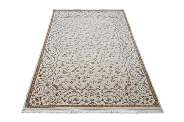 Floral Beige HandKnotted Rugrugs